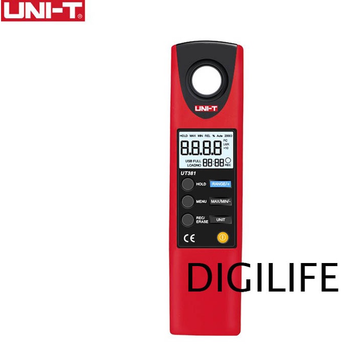 Jual Lux Meter Data Logger UNIT UT381 Light Tester Logging Digital
