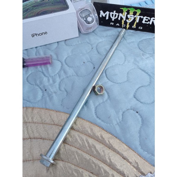 Jual AS RODA DIAMETER 12MM PANJANG 30CM / AS RODA SUPER PANJANG SUPER ...