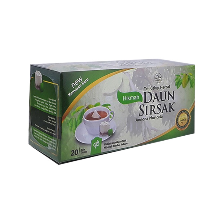 Jual Teh Celup Herbal Daun Sirsak Hikmah Shopee Indonesia