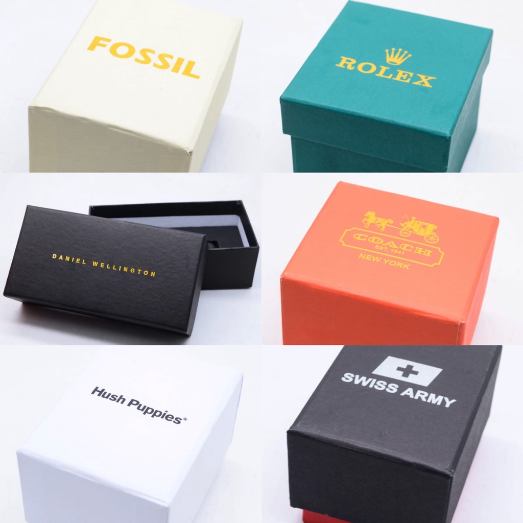 Jual Box Jam Tangan Exclusif Berbagai Merk Kotak Hush Puppies Kancing