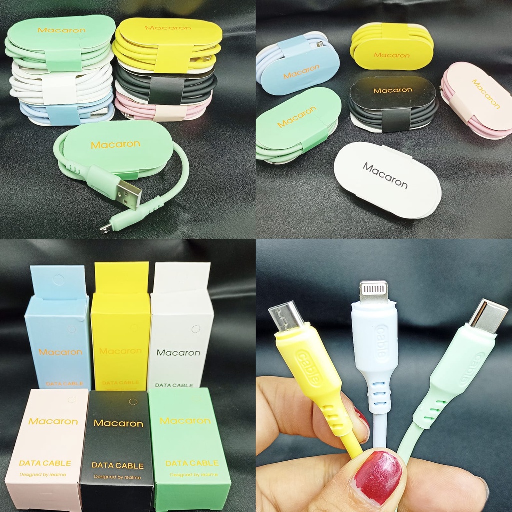 Jual Qtop Kabel Charger Macaron Full Color Cable Data Macaron Usb Micro