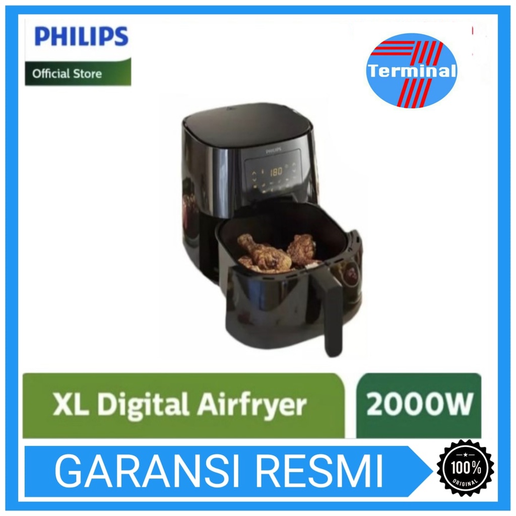 Jual PHILIPS Essential Air Fryer XL HD9270 Hitam HD 9270 Spectre