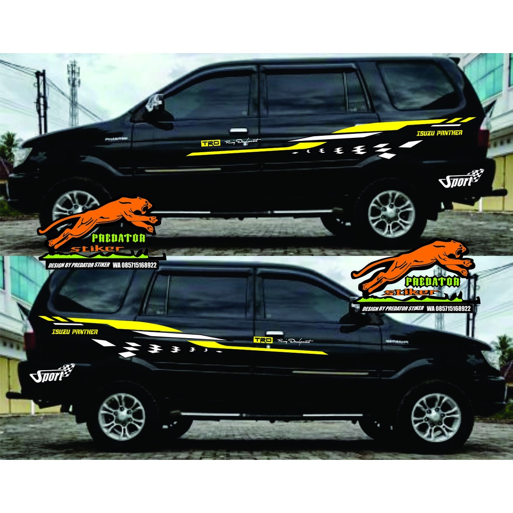 Jual Stiker Sticker Mobil Panther Stiker Stripe Body Mobil Isuzu Mux