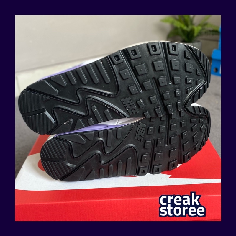 Jual NIKE AIR MAX 90 SE WHITE DARK PURPLE DUST Shopee Indonesia