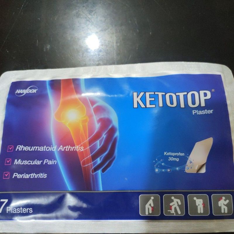 Jual ketotop plaster,exp mei 2024 Shopee Indonesia