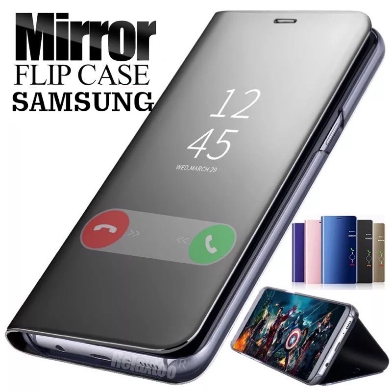 Jual Flip Cover Mirror SAMSUNG GALAXY NOTE 8 10 10+ 20 20 ULTRA PLUS