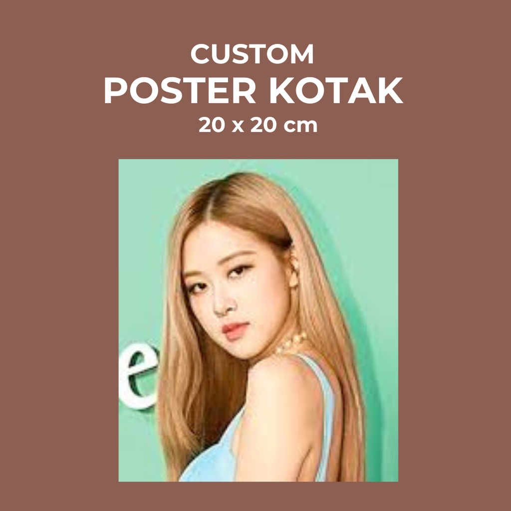 Jual POSTER SQUARE 20x20 cm Poster Aesthetic KPOP CUSTOM Shopee Indonesia