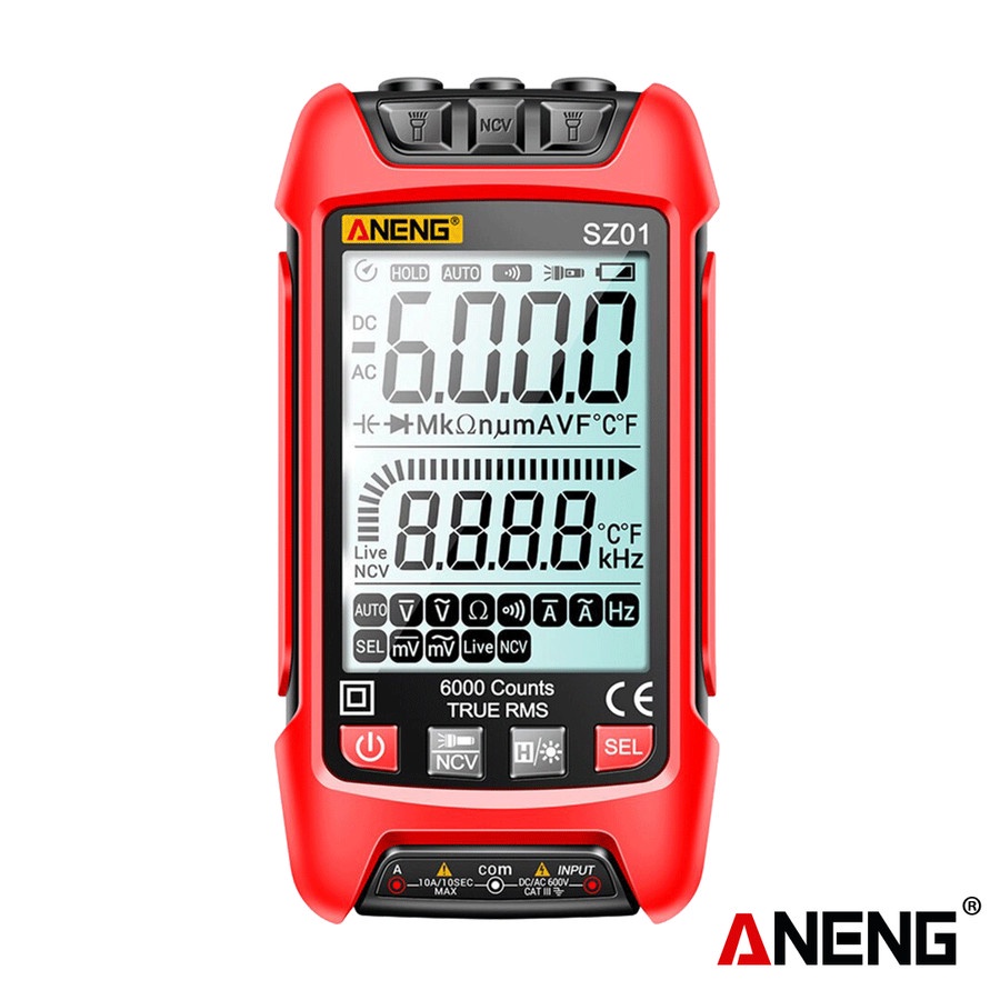 Jual Aneng SZ01 Multimeter Digital 6000 Counts True RMS AC DC Original ...