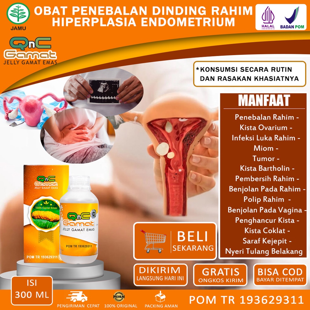 Jual Obat Penebalan Dinding Rahim Kista Miom Benjolan Di Miss V Polip