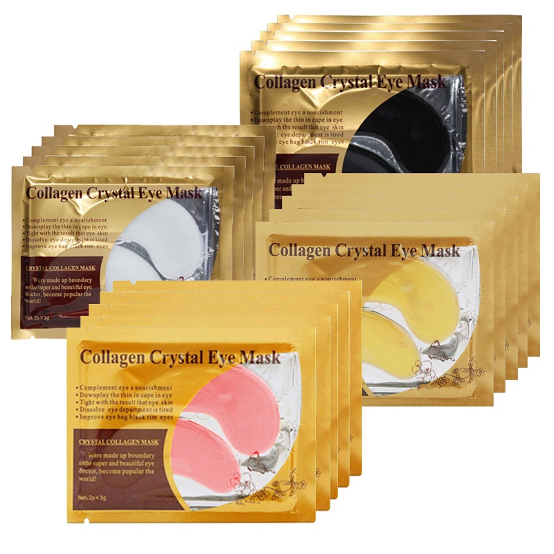 Jual LUCKYMALL 1 PASANG Masker Mata COLLAGEN CRYSTAL GOLD EYE BAG MASK