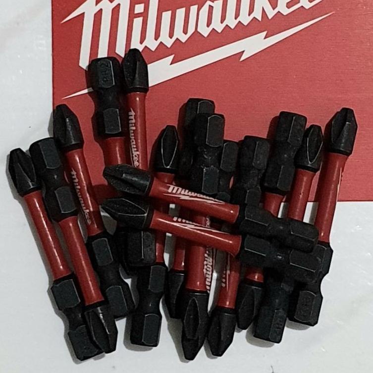 Jual MILWAUKEE SHOCKWAVE IMPACT BIT PH2 PLUS 2inch Mata Bor Obeng