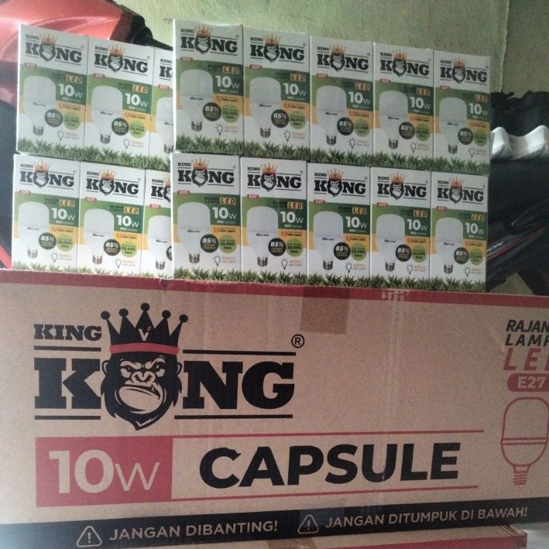 Jual Lampu LED King Kong E27 85 Hemat Energi 10 Watt (Harga perpak isi