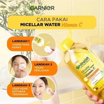 Garnier Micellar Water Vitamin C Kuning 400ml