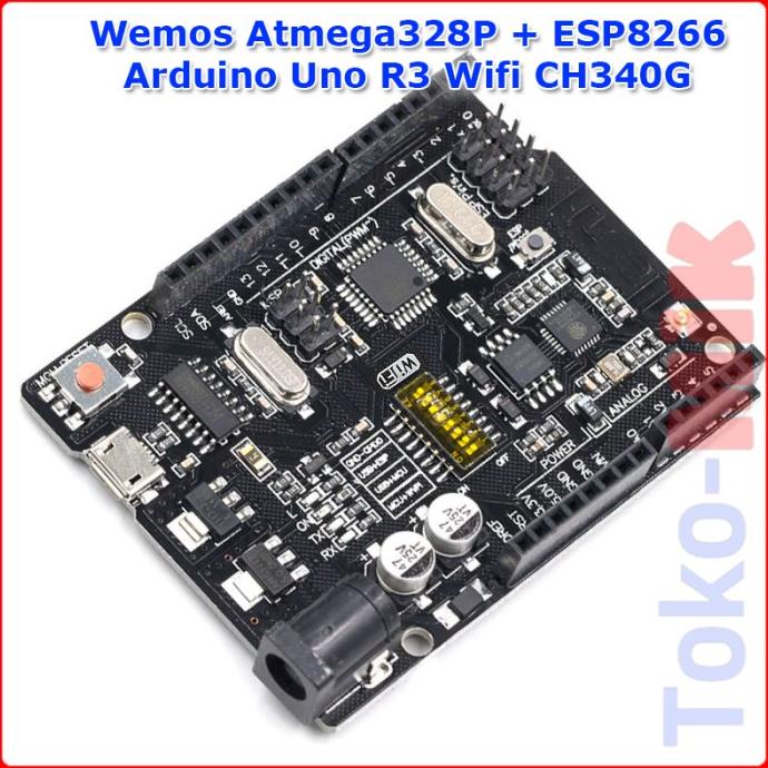 Jual Wemos Atmega328p Esp8266 Arduino Uno R3 Wifi Ch340g Shopee Indonesia 5560