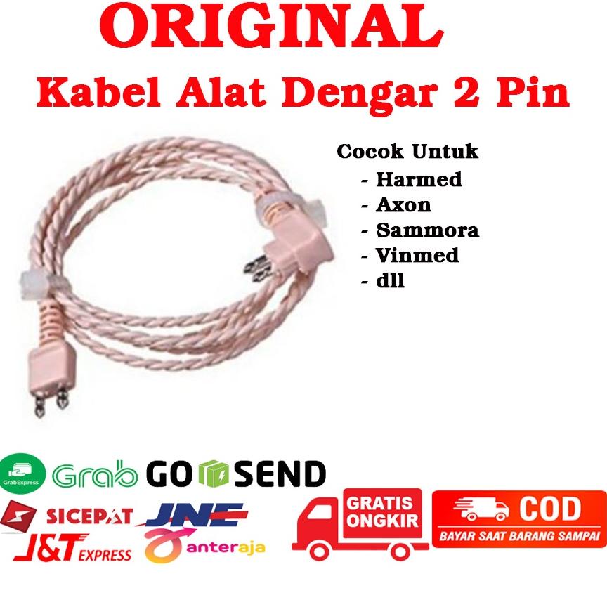 Jual Termurah Kabel Alat Bantu Dengar Telinga Pin Cocok Axon Harmed Vinmed Sammora Hearing Aid