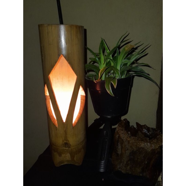 Jual LAMPU HIAS BAHAN BAMBU/LAMPU TIDUR DARI BAMBU/KERAJINAN TANGAN