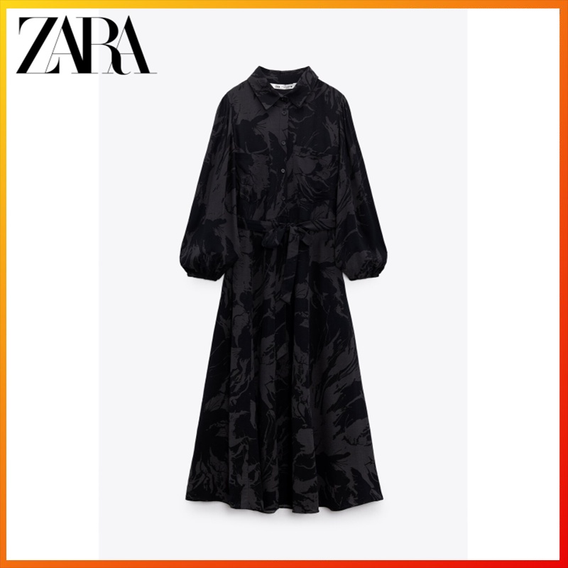 Jual Zara autumn winter New style women's clothing with bow belt ...