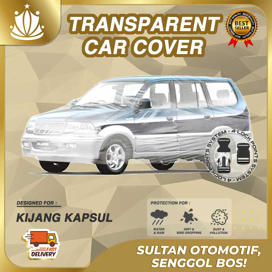 Jual Body Cover Mobil Plastik Tebal Kijang Kapsul Waterproof Shopee