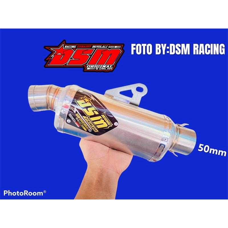 Jual Knalpot DSM RACING Original type Oval 20cm | Shopee Indonesia