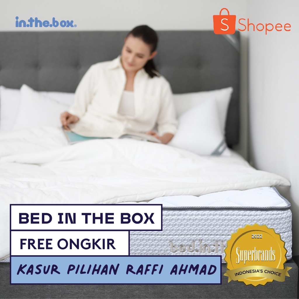 Jual Kasur SpringBed Pocket Bed IN THE BOX - FREE Bantal | Ukuran ...