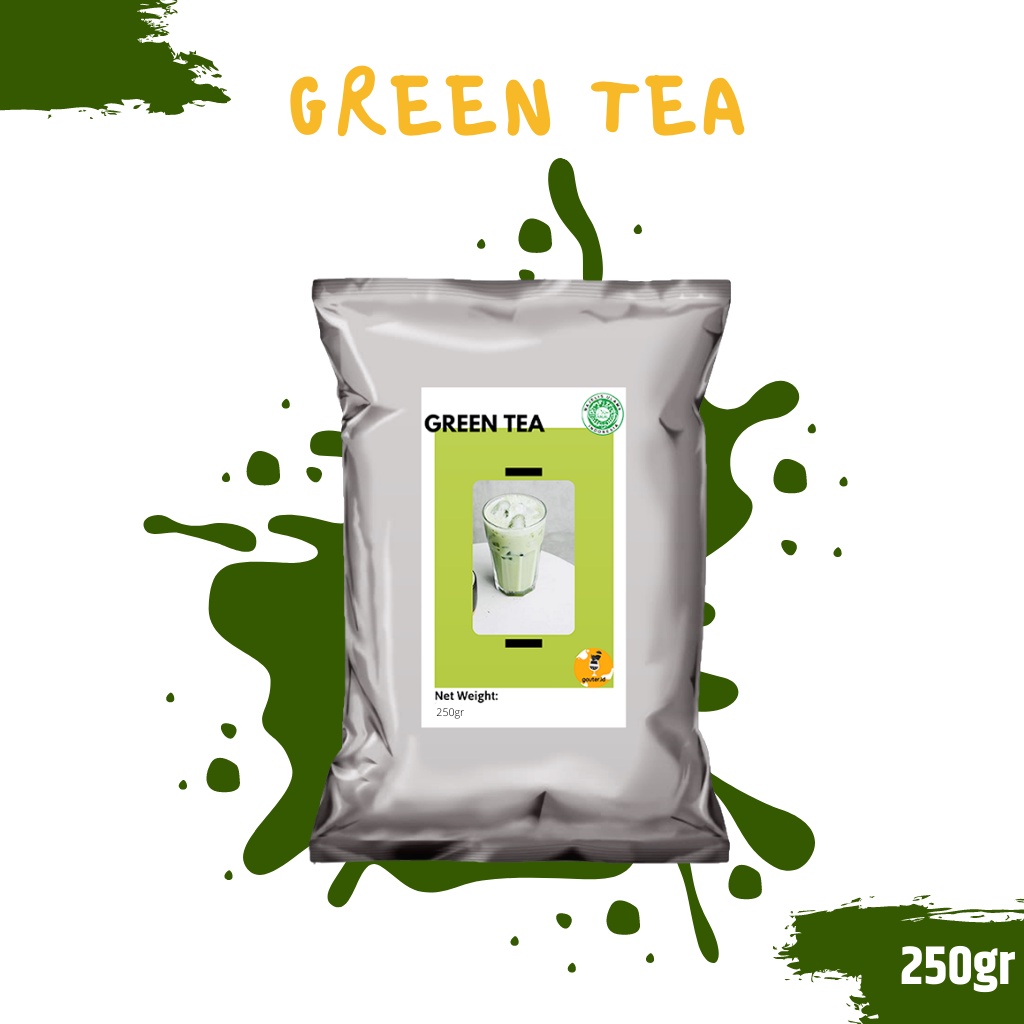 Jual BUBUK MINUMAN RASA GREEN TEA 250GR / SERBUK MINUMAN ANEKA RASA ...