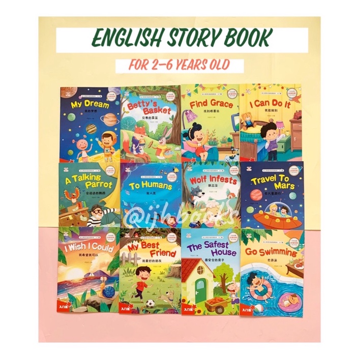 Jual buku cerita anak bahasa english / inggris untuk PAUD balita ...
