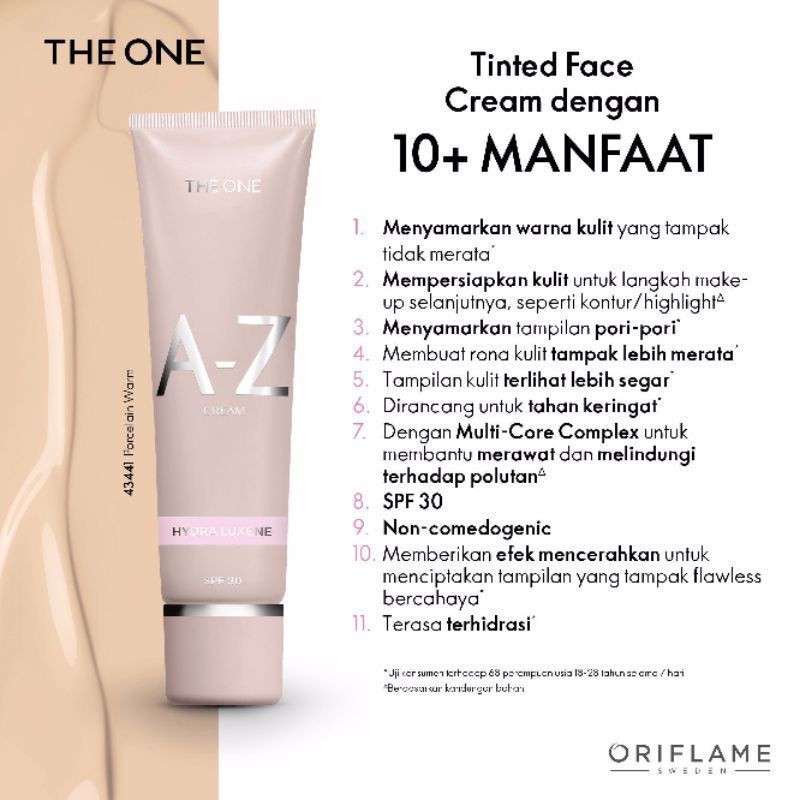 Jual The One AZ Cream Hydra Luxene | Shopee Indonesia
