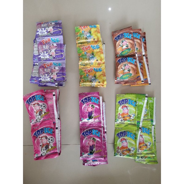 Jual TOP ICE RENTENG ALL VARIAN RASA 10 SACHET | Shopee Indonesia