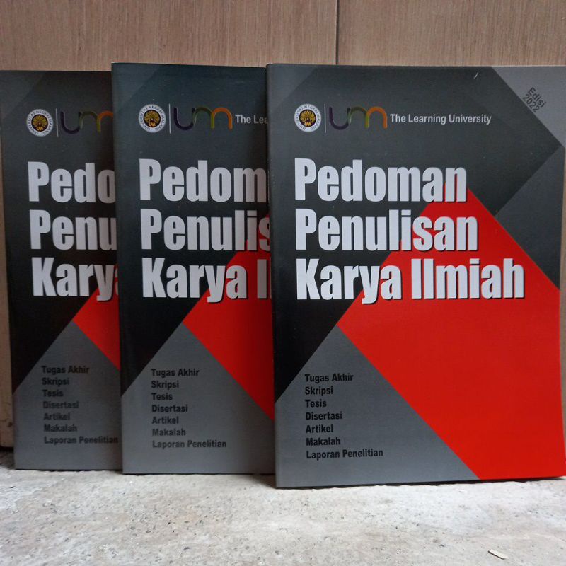 Jual PEDOMAN PENULISAN KARYA ILMIAH EDISI 2022 / TAHUN 2017 | Shopee ...