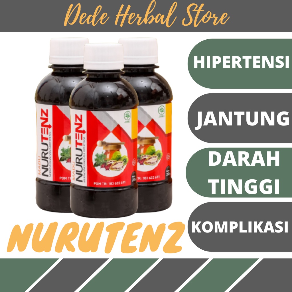 Jual Madu Nurutenz Asli Obat Darah Tinggi Hipertensi Original Menjaga