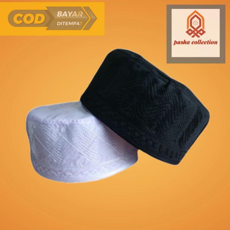 Peci Haji Peci Madinah Hitam Dan Putih Bisa COD
