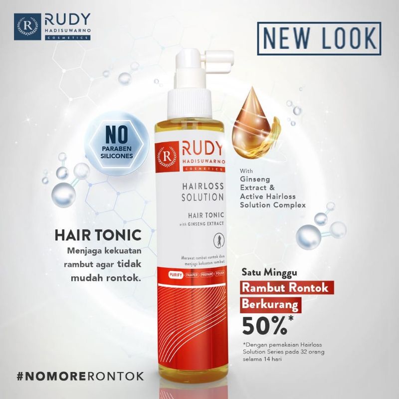 Jual RUDY HADISUWARNO Hairloss Solution Hair Tonic Ginseng 100mL 220mL Shopee Indonesia