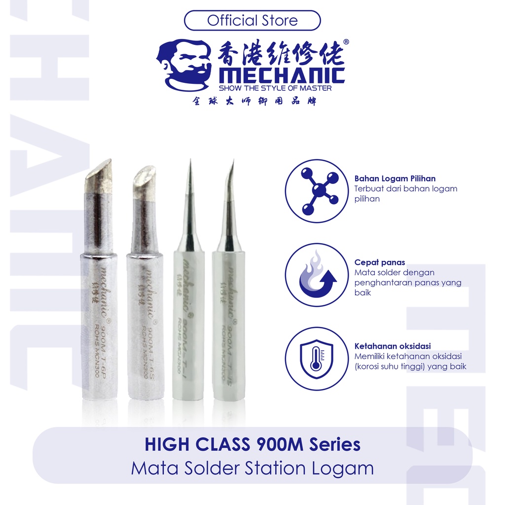 Jual MECHANIC 900M Mata Solder Station High Class Leadfree High Class Soldering Tip Original