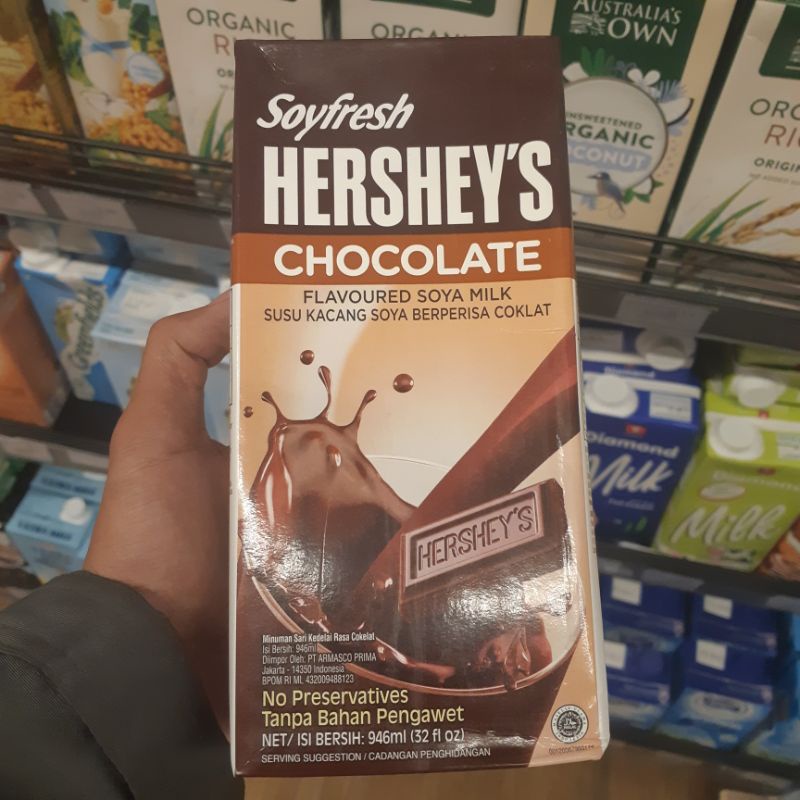 Jual Soy Fresh Hershey's Hersheys Chocolate Coklat Flavored Soy Milk