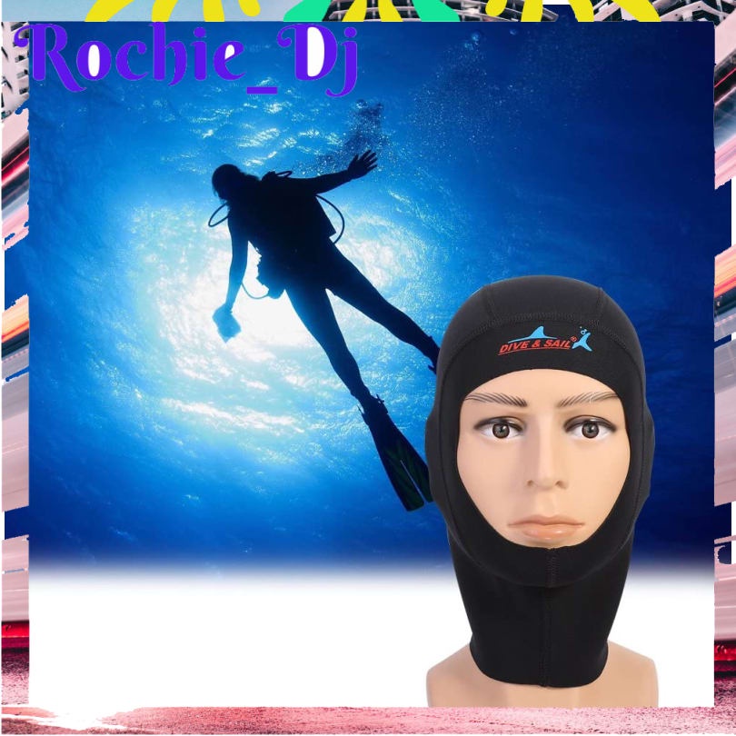 Jual HOOD SCUBA DIVING SNORKELING ULTRATHIN NEOPRENE - DH-002 - BLACK ...