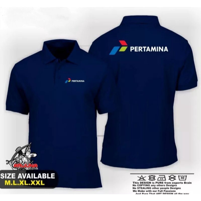 Jual Kaos Polo T Shirt Pertamina Baju Polo Pertamina Kaos Pertamina Shopee Indonesia