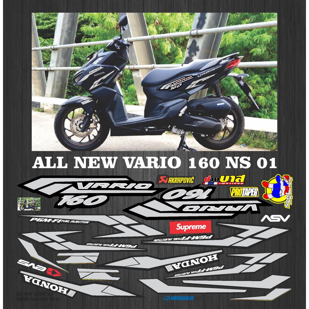 Jual Stiker Striping Decal All New Vario Ns Shopee Indonesia