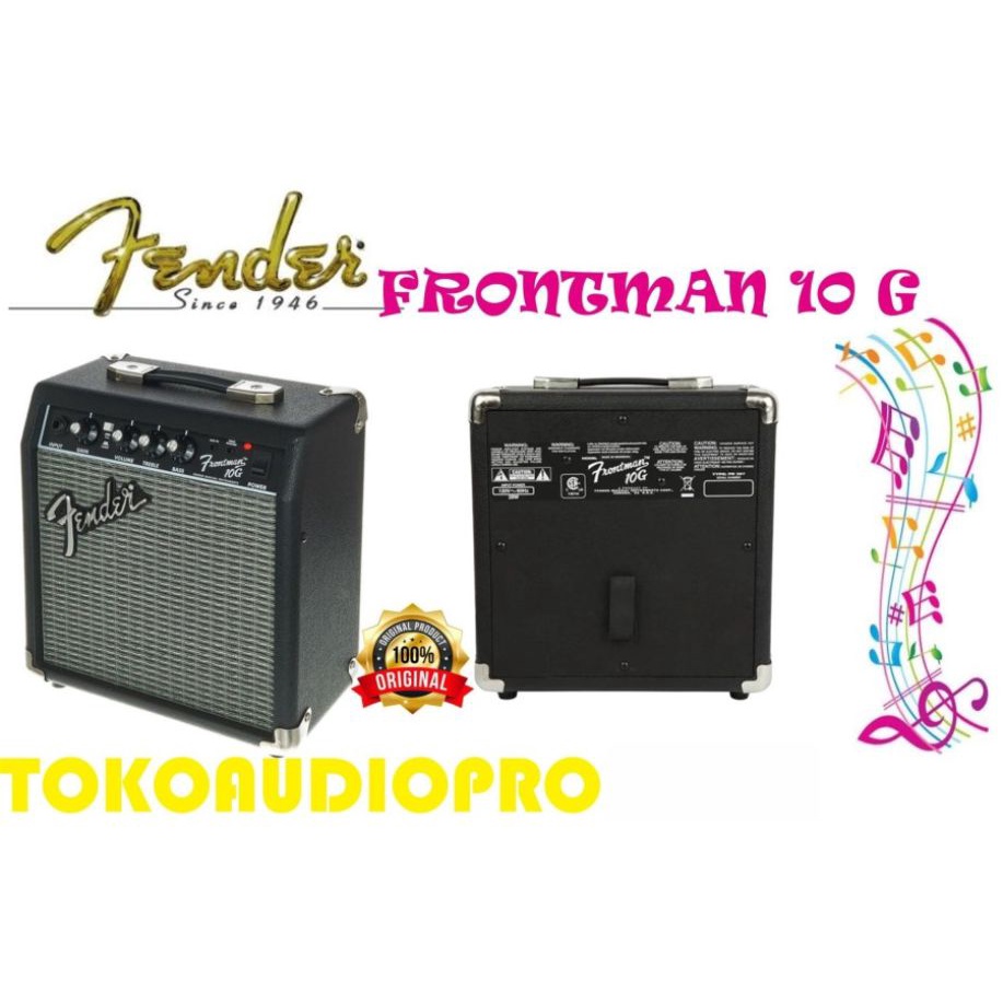 Jual Ampli Gitar Fender Frontman 10G 6Inch Amplifier Gitar Shopee Indonesia