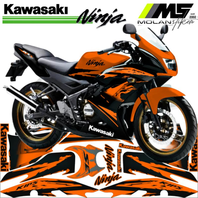 Jual Decal Sticker Striping Variasi Ninja RR 150 New 2012-2017