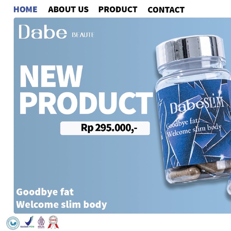 Jual DABE Slim Original harga paling murah | Shopee Indonesia