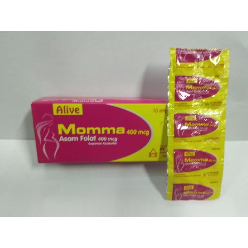 Jual Momma Asam Folat 400mg (Strip) | Shopee Indonesia