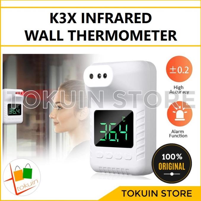 Jual Termometer Dinding Digital Infrared K3x Wall Thermometer Standing K3 X Shopee Indonesia 1527