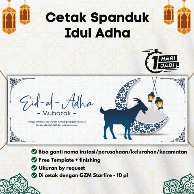 Jual Spanduk Idul Fitri / Cetak Banner Spanduk Lebaran / Spanduk ...