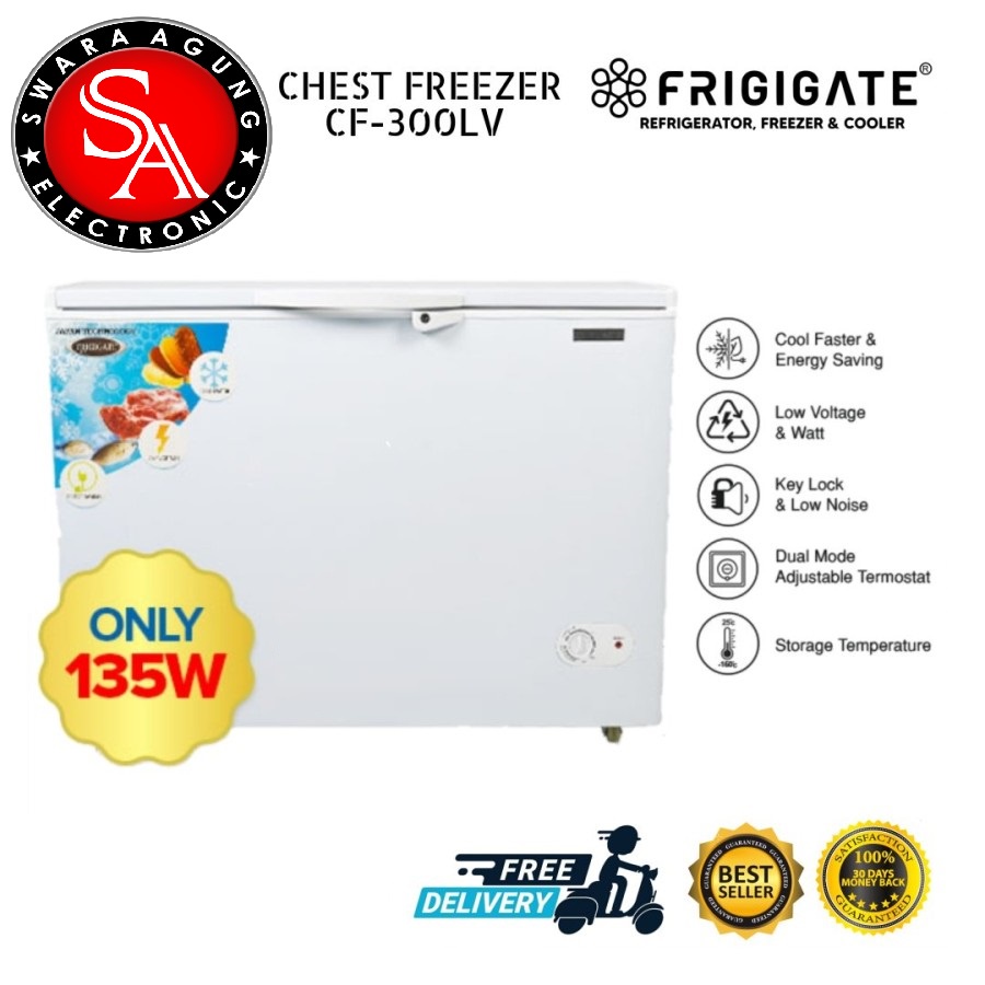 Jual Chest Freezer 300 Liter Frigigate Type F300LV (Khusus Daerah