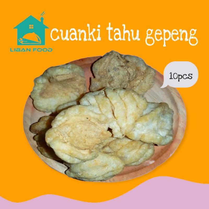 Jual Cuanki Tahu Gepeng Isi 10 Pcs Cuanki Tahu Geprek Libanfood