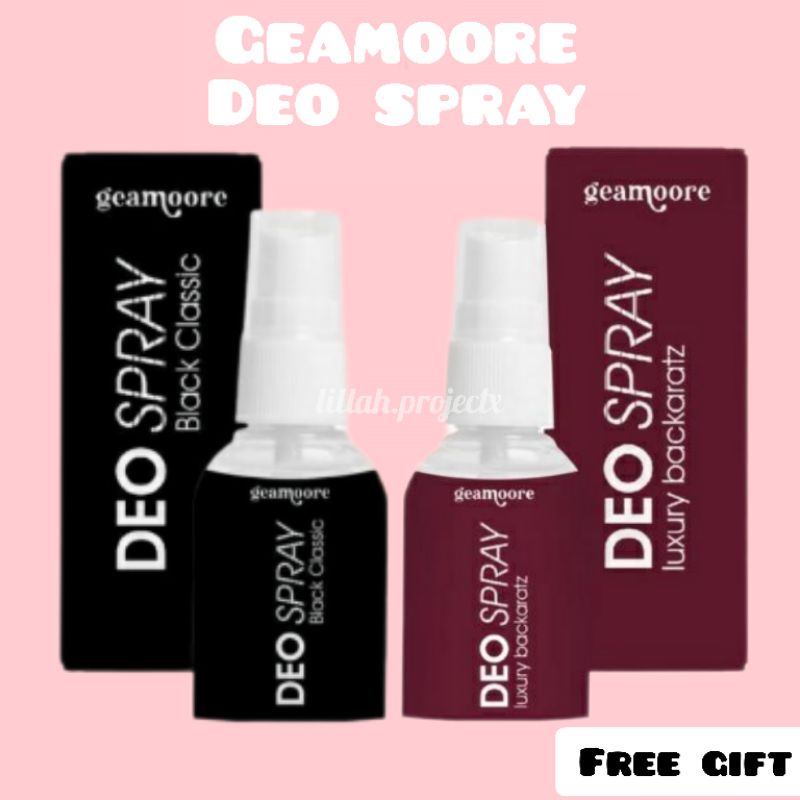 Jual DEO SPRAY WITH TAWAS EXTRACT by Geamoore BPOM 30ml (FREE GIFT