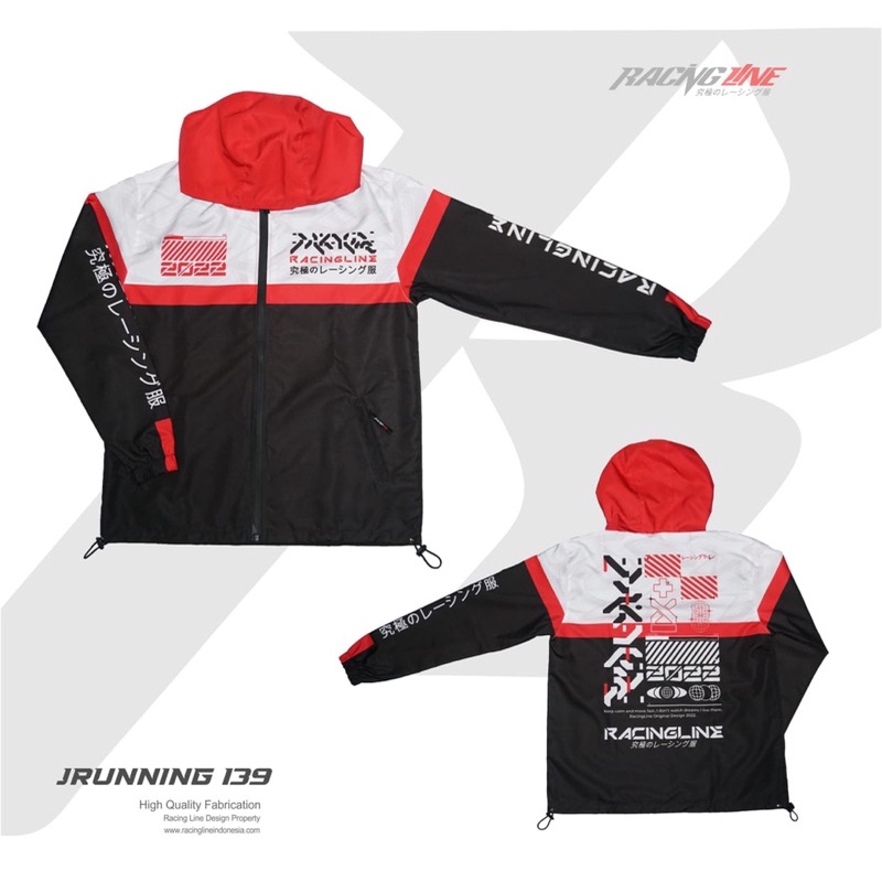 Jual Jaket Parasut Original Racing Line J RUN 139 | Shopee Indonesia