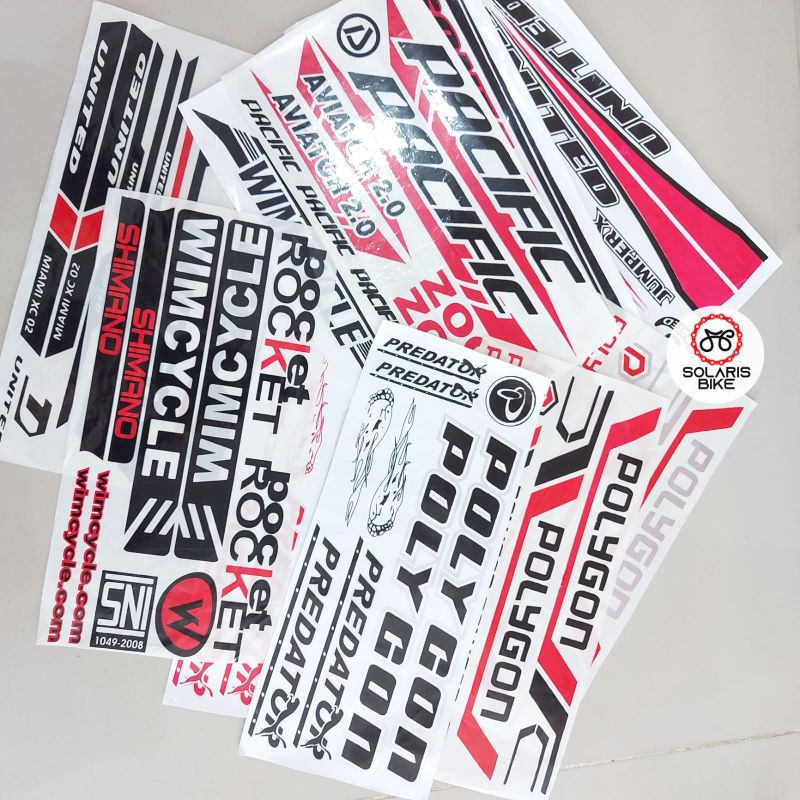 Jual Stiker Variasi Striping Sticker Tempel Logo Emblem Sepeda Gunung Bmx Mtb Folding Shopee