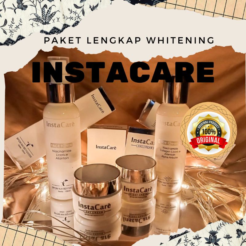 Jual Skincare Instacare Paket Lengkap Whitening Shopee Indonesia