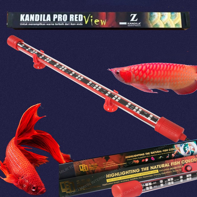 Jual LAMPU LED VIEW PRO RED AQUARIUM IKAN AROWANA / ARWANA / KOKI ...